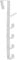 5 Layers Over The Door Hanger Hook Clothes Hat Vertical Rack Organizer Over The Door Hanger Hook (White)