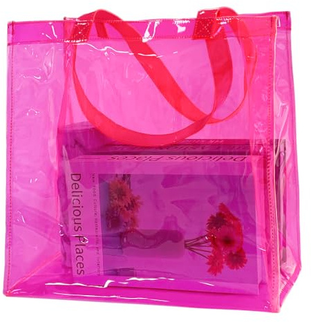 TotePrint Transparente Kunststoff-Einkaufstasche Mode Todd-Paket PVC wasserdicht
