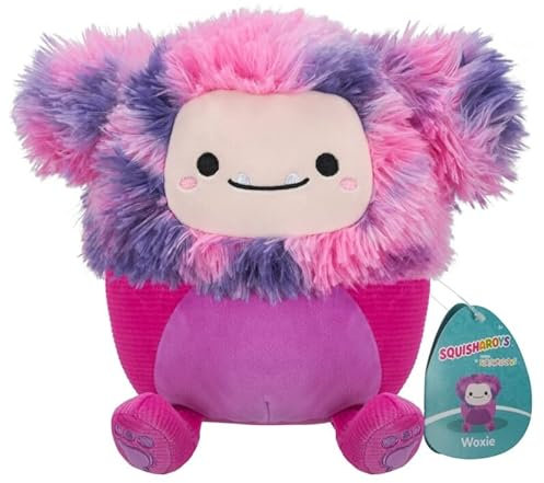 Squishmallows Squisharoys - Woxie der Bigfoot 19 cm, offizielles Jazwares Plüsch, superweiches Kuscheltier - Seltenes Modell 2024