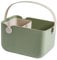 Sharplace Green Rectangular Polypropylene Modern Storage Basket