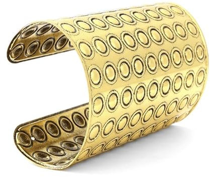 Partilandia | Langer römischer Armreif in Gold (Einheitsgröße)