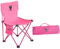LeeQinersw Chaise de Camping Pliante Chaise de Camp Rose Robuste pour La Randonnée de Extérieure