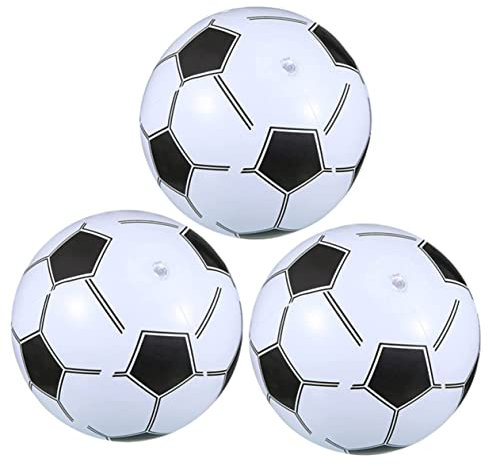 Kisangel 3 Inflables De Fútbol Juguetes De Piscina para Niños Pelota Hinchable De Playa