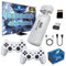 Y6 Joystick retrò 10000 giochi,oltre 40 simulatori,console di gioco retrò con uscita 4K HD,sistema operativo Emuelec 4.3,stick per videogiochi TV plug and play con 2 controller wireless(64G)
