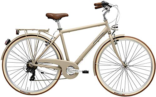 Adriatica 28 Zoll Herren City Fahrrad Sity Retro 6 Gang, Farbe:braun, Rahmengröße:50cm