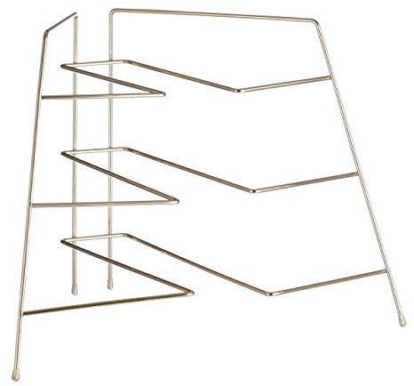 Premier Corner Plate Rack, Gold Plated One Size