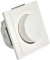 Kopp Malta weiß, Universal-Dimmer mit Druck-Wechsel-Schalter für LED, Phasenan- und Phasenabschnitt, LED 3-100 Watt, Glühlampen 10-250 Watt, 846201081