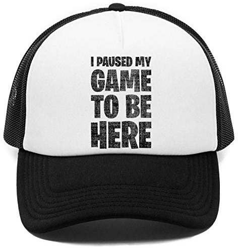 Vendax I Paused My Game to Be Here Kappe Baseball Rapper Cap