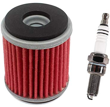 HURI Ölfilter & Zündkerze für Beta RR 125 LC 4T Motard Baujahr 2011-2015 ersetzen HF 141