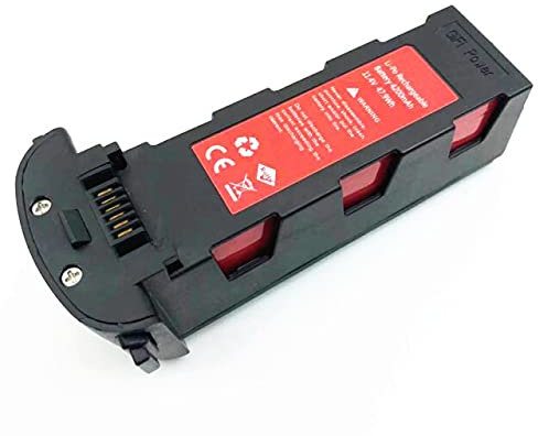 zmigrapddn Batería económica de 11,4 V 4200 mAh Compatible con Hubsan H117S Zino GPS RC FPV Cámara de Carreras Drones Piezas de cuadricóptero Conjunto de Cargador de batería de 11,4 V