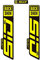 Adesivi compatibili con forcella bici Rock Shox Sid SL Select + 2020