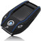 FOAMO Autoschlüssel Hülle Silikon kompatibel mit BMW Display Smart-Key IDG Schlüssel-Hülle Schutzhülle Cover in Schwarz-Blau