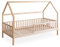 Ehrenkind® Hausbett Buche | FSC Zertifiziert | Kinderbett mit Rausfallschutz | höhenverstellbar Massivholz inkl. Lattenrost | Kinder Bett | Hausbett 200x90 | Natur