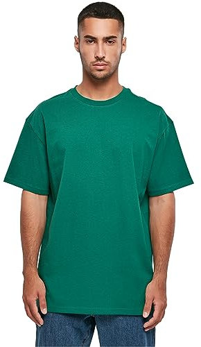 Build Your Brand Homme By102-heavy Oversize Tee T-Shirt, Vert, XL EU