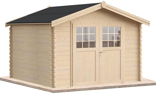 Casetta da giardino in legno per esterni 12 mq 300x400 35mm MADE IN ITALY mod. BACH casetta in legno, rimessa attrezzi, deposito, box per esterni