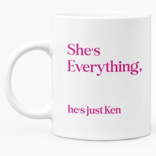 McMug - She's Everything, He's just Ken - Movie Mug, Ceramic, 11fl.oz.