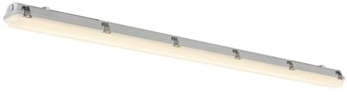SLV Wand- und Deckenaufbauleuchte 1007491 / Decken- und Wand-Beleuchtung innen, LED Spot, Aufbau-Leuchte, Wandaufbauleuchte, Decken-Strahler / IP66 3000/4000K 45W 5670 / 5970lm grau