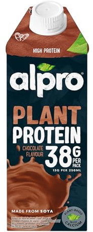 Alpro Bebida Vegetal de Soja con Proteína Sabor Chocolate 8 x 0.75L
