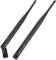 2 Pièces antenne de Colle antenne omnidirectionnelle antenne WiFi pour Ordinateur antenne SMA antennes de réseau Double fréquence Carte réseau sans Fil Accessoires Métal