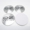 DHJKCBH 4 Stück Auto Nabendeckel Aufkleber für OZ 60mm Radnabenabdeckung Auto Radnabenkappen Aufkleber Abzeichen Logo Sticker Zubehör,C