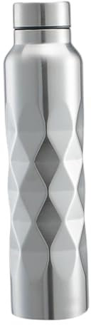 Amagogo Edelstahl-Wasserflasche, Kaltwasserflasche, 1 Liter, Trinkflasche, Sport-Wasserflasche für Camping, Strand, Workout, Outdoor