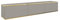 MOEBLO TV-Board Dayn RTV (Lowboard Fernsehtisch TV Bank TV Tisch Fernseher Tisch TV Möbel, RTV-Schrank mit goldenen Einsätzen Hängend), (HxBxT):30x135/175x32cm (Hellgrau, 175x30x32 cm)