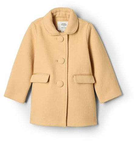 Amazon Essentials x Sofia Grainge Cappotto in Misto Lana Bimba, Cammello Chiaro, 24 Mesi