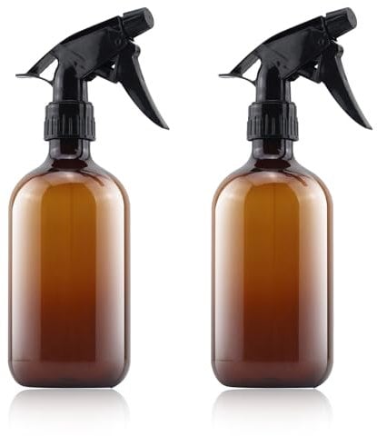 Spray Bottles 2 Pcs Water Spray Bottle 500ml Empty Plastic Sprayers Trigger Sprayer for Gardening Cleaning Solutions Plants