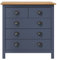 Annlera Sideboard Beistellschrank Holzschrank Lagerschrank Telefontisch Holz-Schubladenschrank Konsolentisch Möbelstück für Wohnzimmer Minimalistischen Stil Grau und Honigbraun 79x40x80 cm
