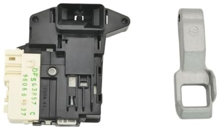 Compatible con lavadoras de tambor LG. WD-VH451D5S/D7S/D0S, M51VNG40 Gancho de bloqueo de puerta con interruptor de puerta(Door lock hook)