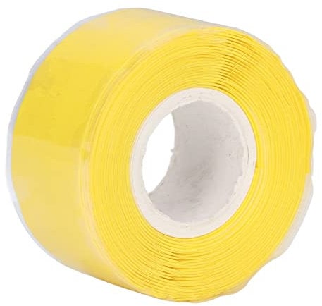 Akozon , Duct Tape 3 Meter Silicone Self Fusing, Meter, Insulating, Amalgamating Insulating Good Sealing for Water Pipe HoseGreen Tapes Pipes Green (Yellow)