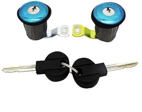 Vuzmode Ensemble Complet de serrures de Porte Avant Droite et Gauche, for citroën, XSARA Picasso, avec 2 clés Verrouillage du contacteur d'allumage