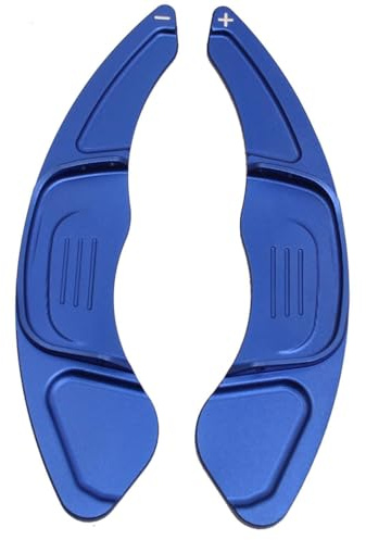 Extensión de Palanca de Cambios de Aluminio for Volante, Compatible con Golf 7 R MK7 Polo GTI Jetta R-Line Scirocco R, Accesorios Adhesivos for Interior de Coche.(Blue)
