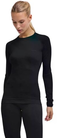 FALKE Women's Wool-Tech Light Round Neck Longsleeved Sports Functional Shirt Thermoregulating for Hot and Cold Weather Breathable Climate-Regulating Odour-Neutralising Wool Functional Yarn 1 piece