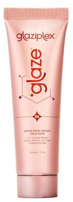 Glaze Glaziplex Super Bond Repair Hair Treatment Mini - 4-in-1 Bonding Formula - Deep Repair for Damaged Hair - Strengthens & Protects in Just 4 minutes - 50ml