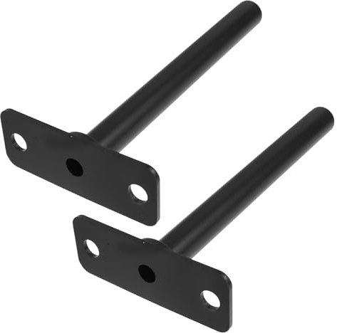 JOINPAYA 2Pcs Wall Mounted Barbell Rack with 25Mm Rods, Weight Plate Storage Holder for Home Gym, Wall Mounted Strength Training Plate Organizer for Workout Equipment Storage
