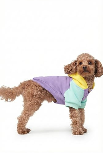 Salya Store Partnerlook Hund und Besitzer Hoodie - Warmer Hundepullover & Sweatshirt für Frauchen/Herrchen - Weicher Fleece Winterpullover für kleine, mittlere & große Hunde - Hundebekleidung