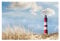 Bilderwelten Strand Fototapete 3D inkl. Kleister 288x190cm - Vliestapete Made in Germany - Fototapete Meer Schlafzimmer - Düne Strand Tapete maritim - Tapete Meerblick Wohnzimmer Bad T_1858