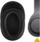 Geekria QuickFit Replacement Ear Pads for Sony MDR-100ABN, WH-H900N Headphones Ear Cushions, Repair Parts (Black)