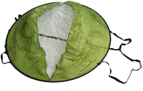 Alomejor Kayak Wind Sail 108cm Foldable Canoe Clear Window Kayak Paddle Board Sail With Storage Bag