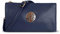 Women's Small Clutch, Cross Body, Shoulder Bag with Wristlet and Long Adjustable Shoulder Strap (Navy)