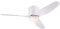 117 cm Deckenventilator Carla von Westinghouse Lighting mit Beleuchtung und Fernbedienung, Ausführung in Weiß, inkl. dimmbare LED-Leuchte mit Opalmilchglas