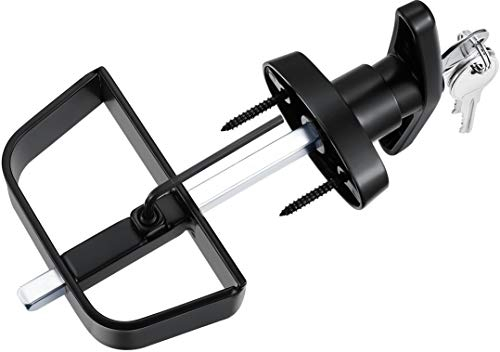 QANVEE Shed Door Latch T-Handle Lock Kit with 4 Keys,Storage Barn Shed Door Hardware Lock Set 4½ and 5½ Stem