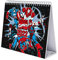 Grupo Erik Tischkalender 2022 - Marvel Comics Kalender 2022 Tischkalender - Tischplaner 2022 Planer 2022, CS22004, Rot