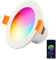 WIFI LED Einbaustrahler Dimmbar 5W RGBW Wlan Bluetooth LED Deckenstrahler RGB warmweiß kaltweiß Rund Einbauleuchte LED Downlight 230V für Wohnzimmer, Kompatibel mit APP, Alexa, Google home