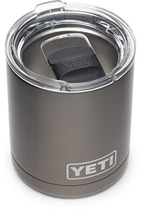 YETI Rambler 10 oz Lowball, Vacuum Insulated, Stainless Steel with MagSlider Lid, Graphite