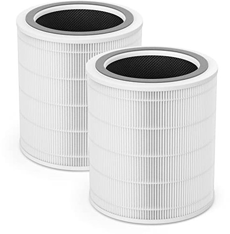 Ulrempart Replacement Filter Compatible with LEVOIT Air Purifier Model Core 400S, Core 400s-RF, Core 400, Genuine H13 HEPA 5 Layers 3 in 1 Filter | White 2-Pack