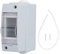 LANTRO JS Distribution Protection Box, Waterproof DIN Rail Doorbell Transformer Junction Box Transparent Circuit Breaker Cover for Outdoor Electrical Wall Circuit Breaker