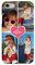 Tirita Personalised Custom Photo Phone Case Compatible with iPhone 6 Plus & 6s Plus - [08 - Four Photos Collage with Pink Heart]