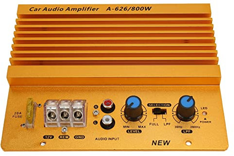 12V 800W Car Stereo Amplifier, Car Audio High Power Amplifier Amp Board, Precise Heat Dissipation, for Vehicle